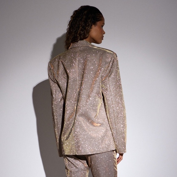 NWT SLA The Label Bronze Paloma Blazer Size S - Picture 6 of 14